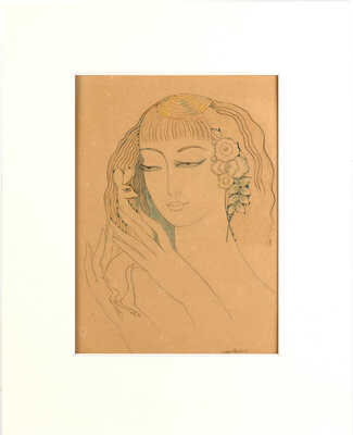 Гудиашвили Ладо Давидович. Красавица с ланью на руках 